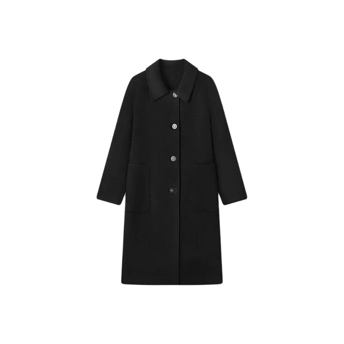 EICHITOO Черное Женское Пальто