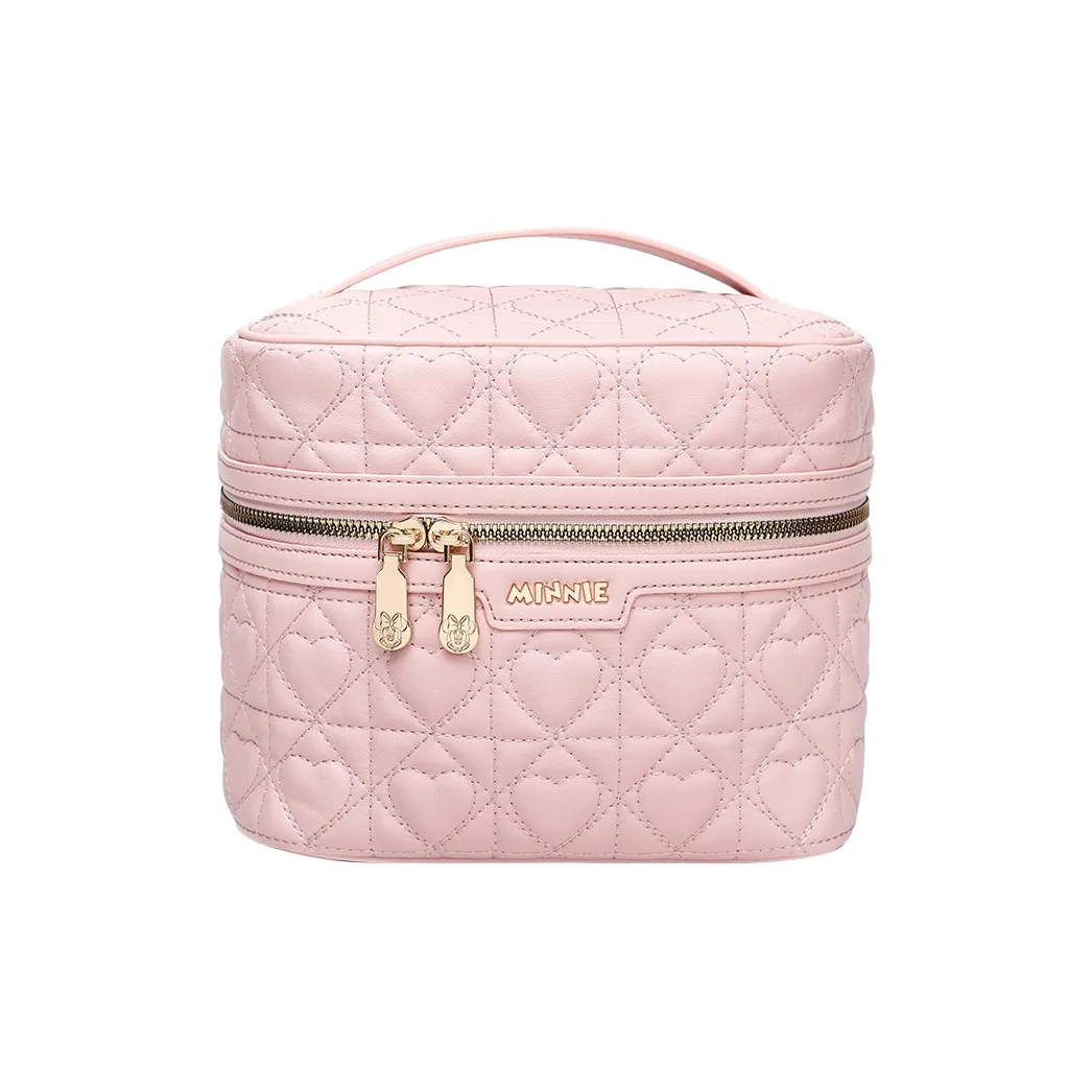 Disney Minnie Artificial Leather Travel Storage Bag Women's Pink