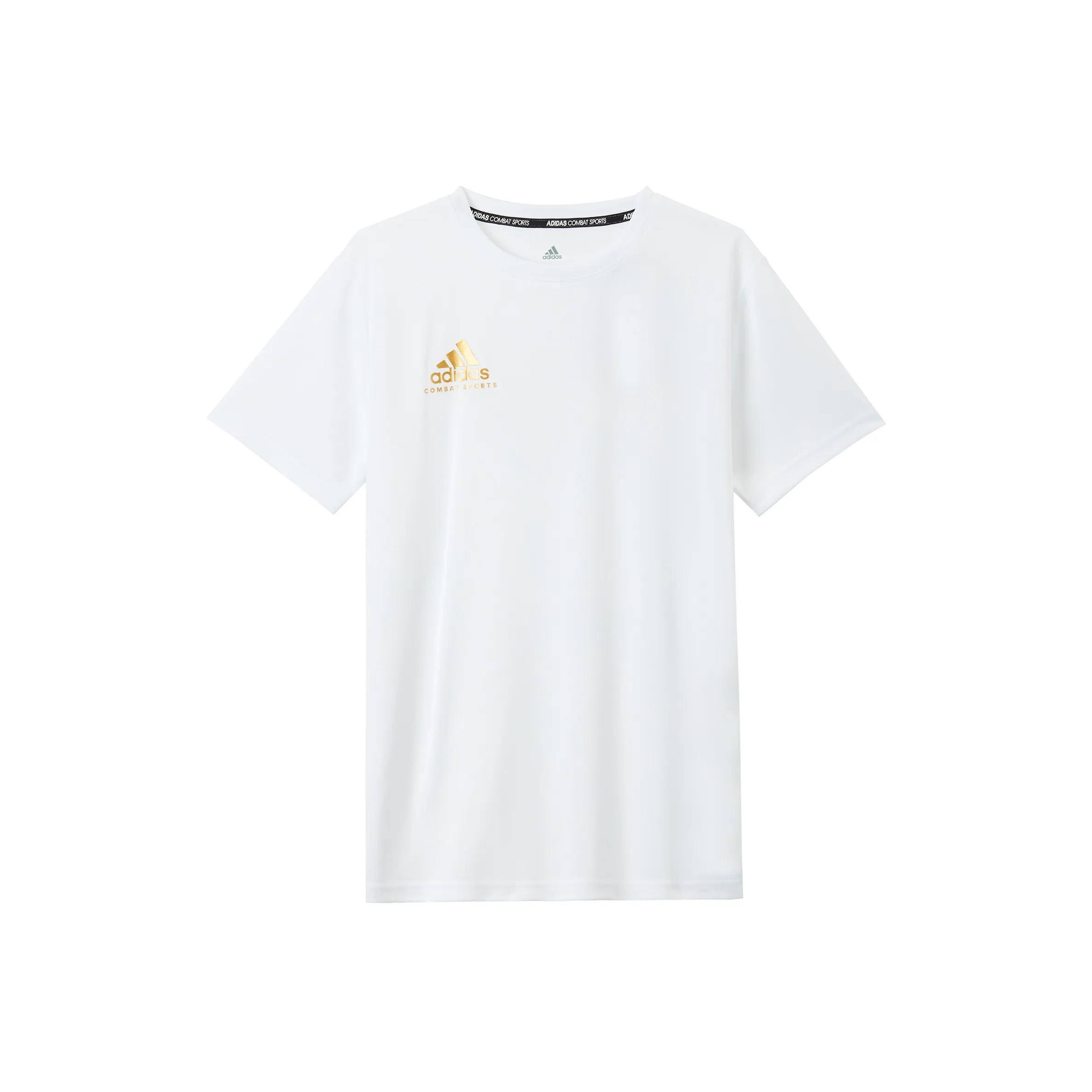 Adidas Sportlife T-Shirt Мужской Белый с Золотым Логотипом