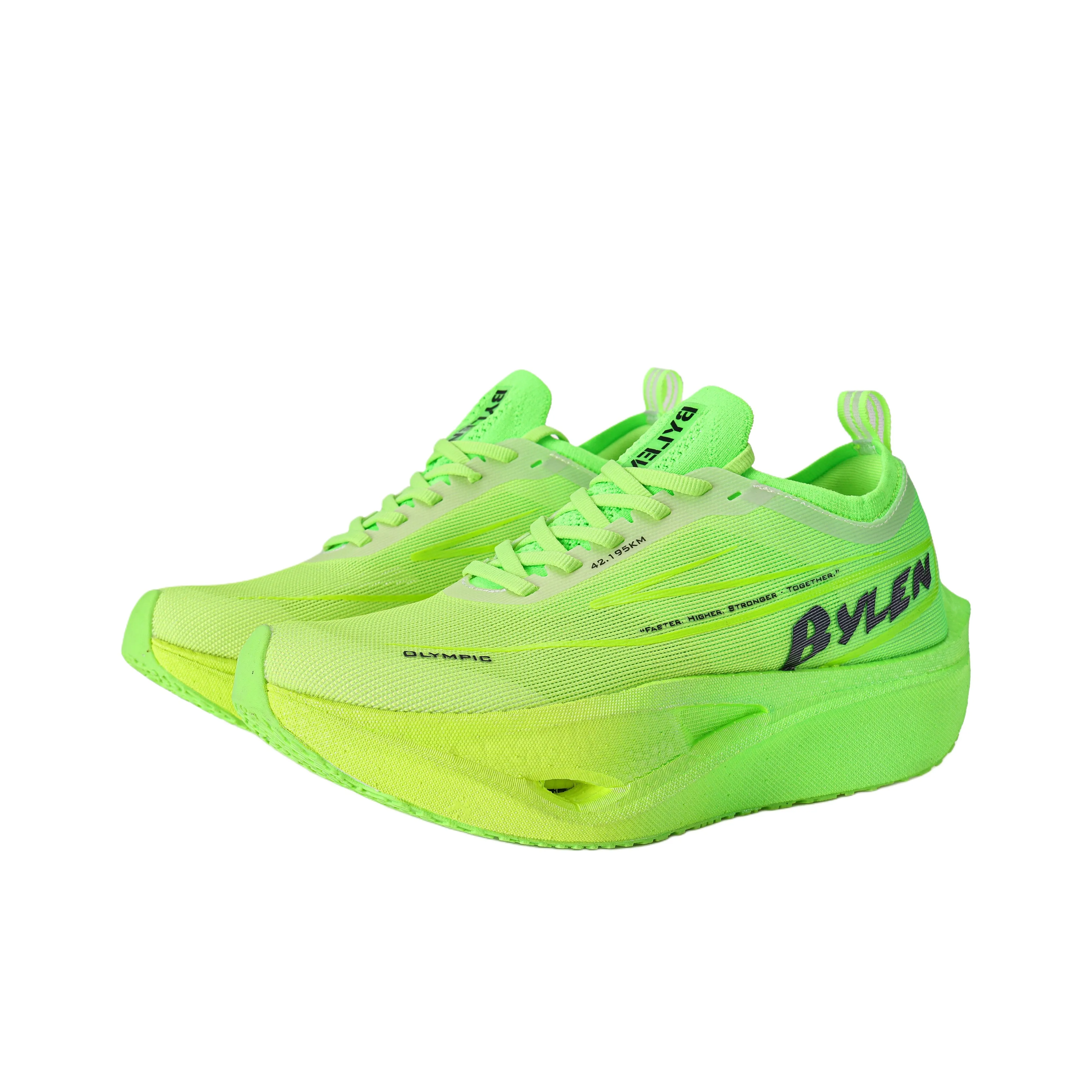 BYLEN Беговые кроссовки Низкий Топ Nouveau Лист Изумрудно-зеленый Унисекс