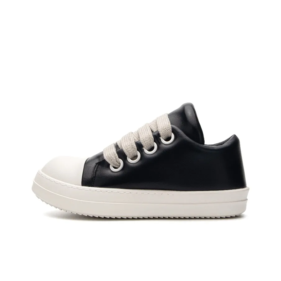 Fire flying fish Casual Shoes Unisex Low-Top Black/White