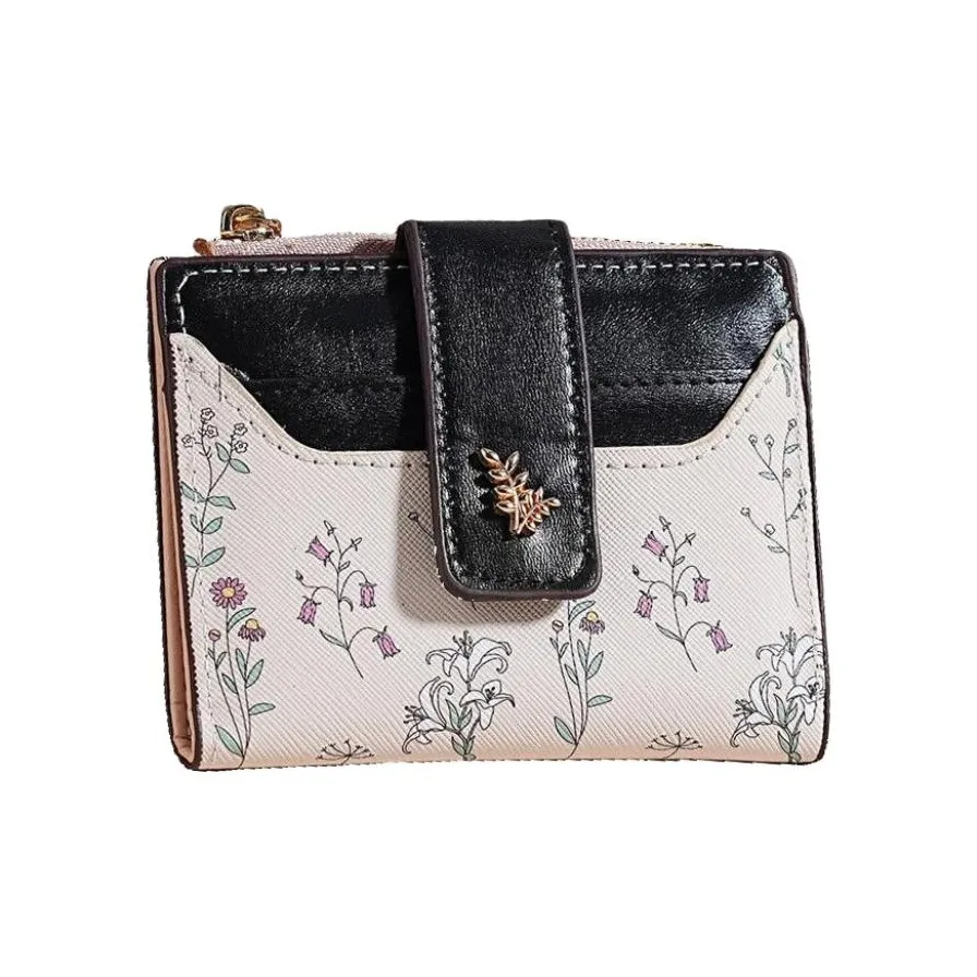 QIAJIAN ПУ (полиуретан) Кошелек Стандартный Женский Многоцветный