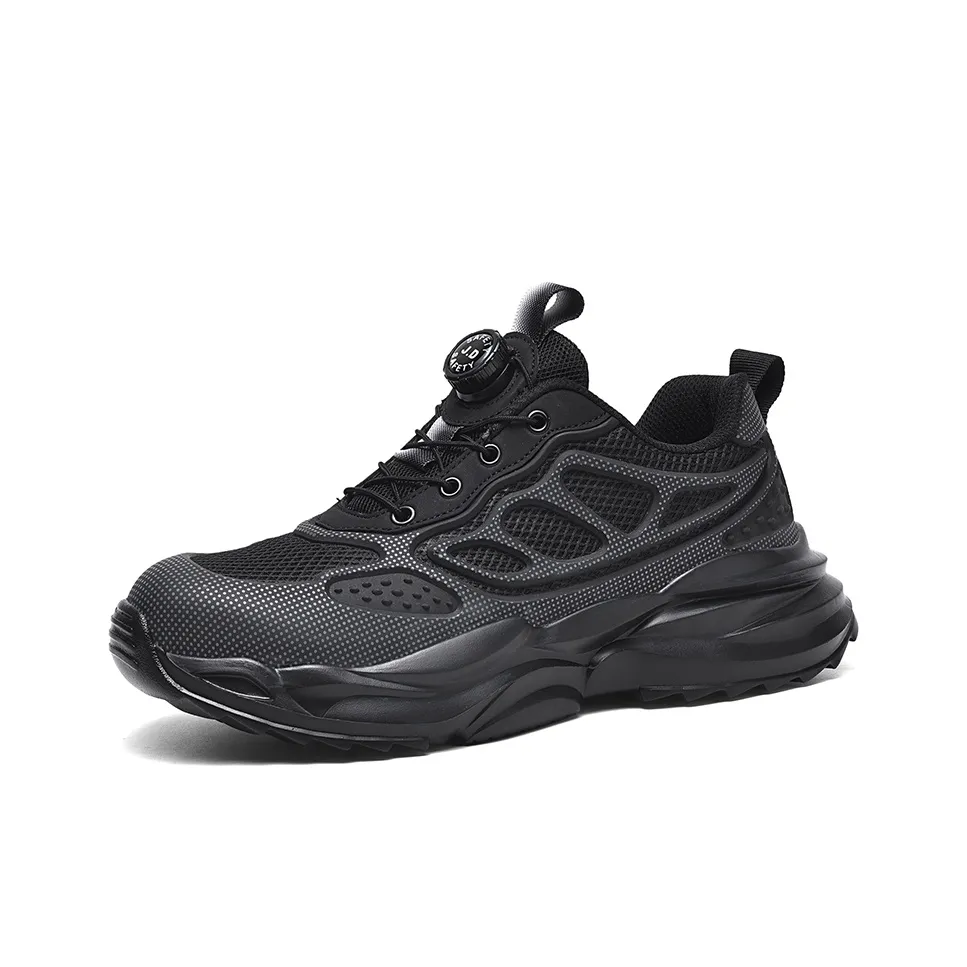 Kuding Универсальный Fashion sports Безопасность Обувь Устойчивая к истиранию Дышащий Противоскользящий Низкий Топ Уличная обувь Унисекс