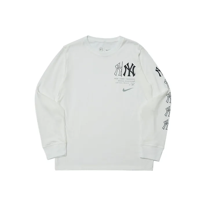 Nike x Mlb Base Logo Свитшот Белый Детский