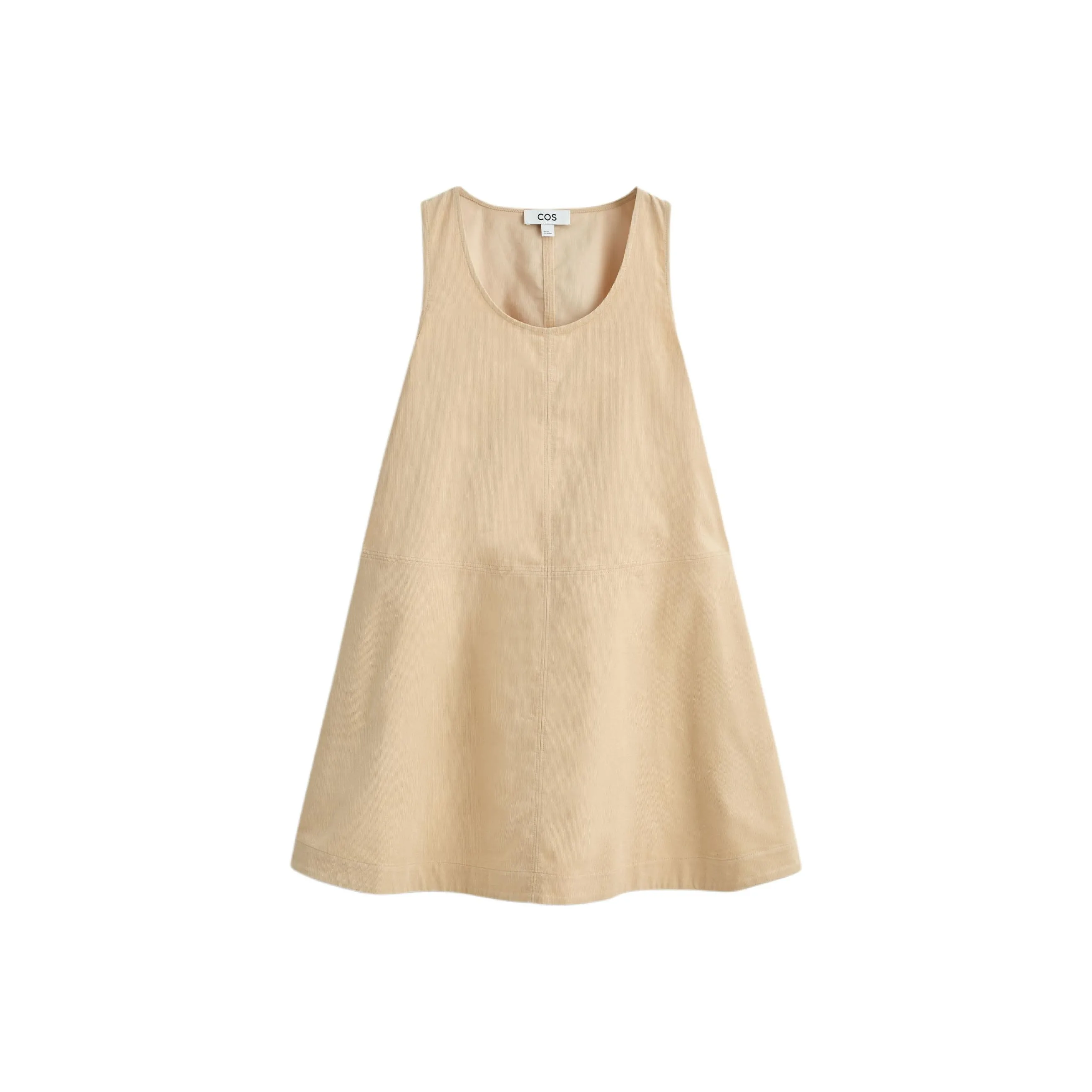 COS Светло-бежевый Женские Платья без рукавов