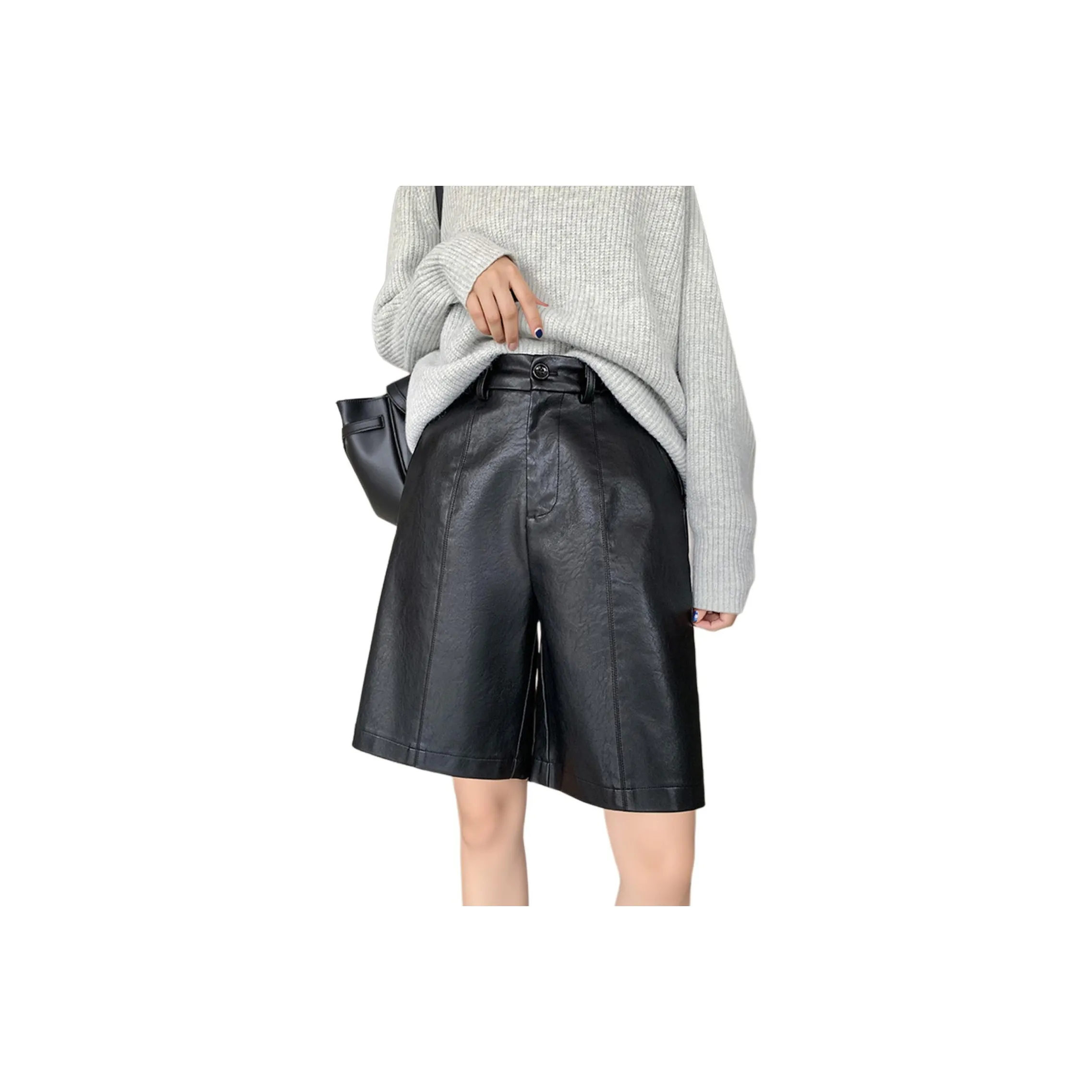 Wbwq Черные Повседневные Шорты для Женщин