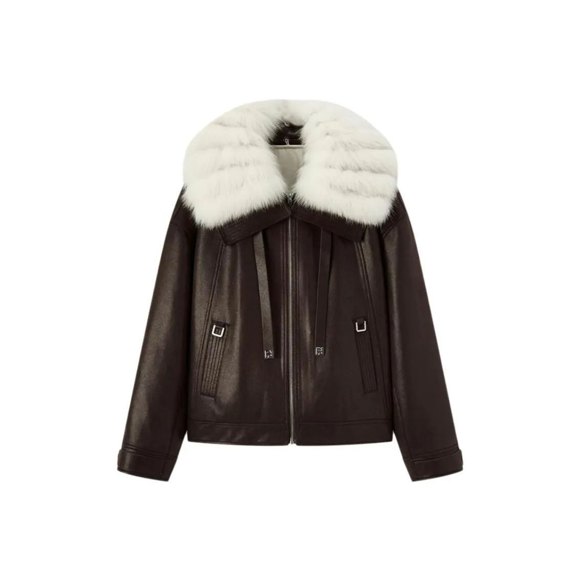 EICHITOO Темно-коричневый Splicing 06 Женские меховые изделия