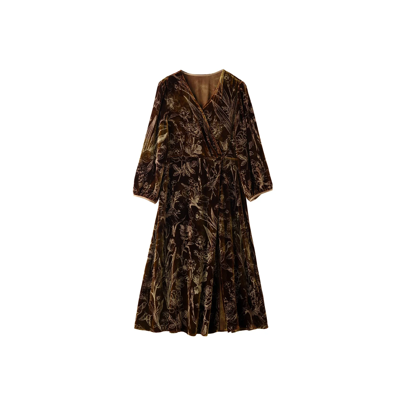 To The West Длинное Платье с Длинными Рукавами Женское