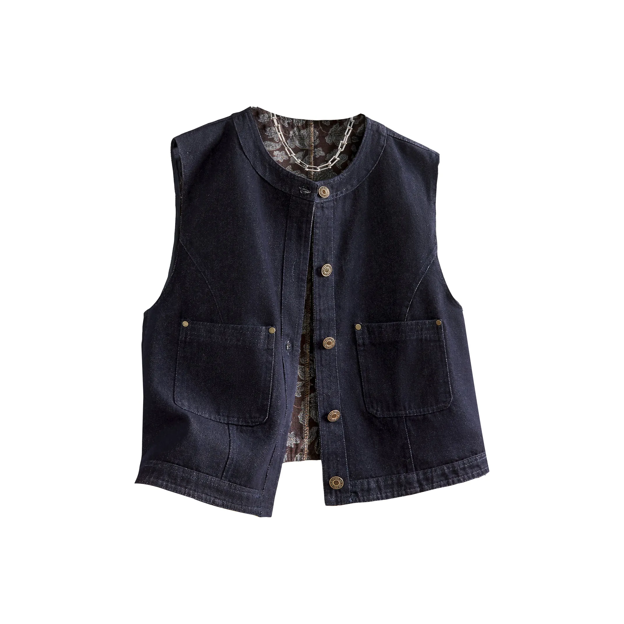 TOUCH Темно-синий Женский жилет