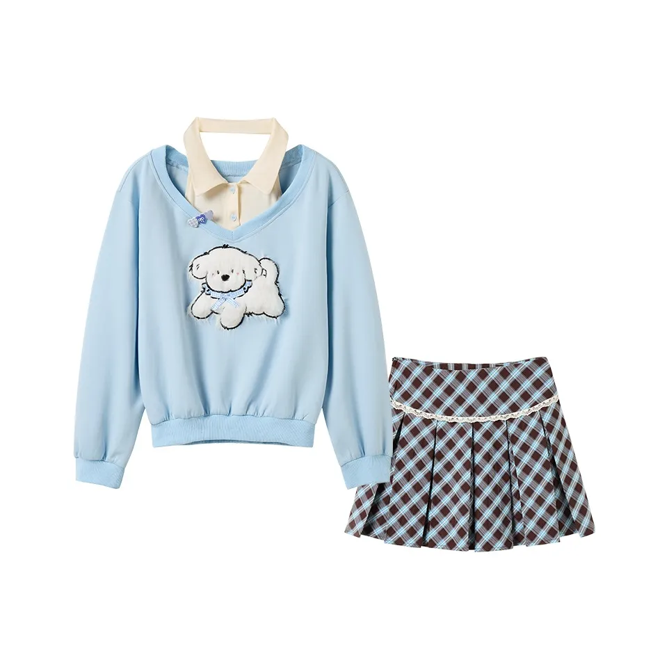 FABRIC PIG Осенний комплект с юбкой для женщин