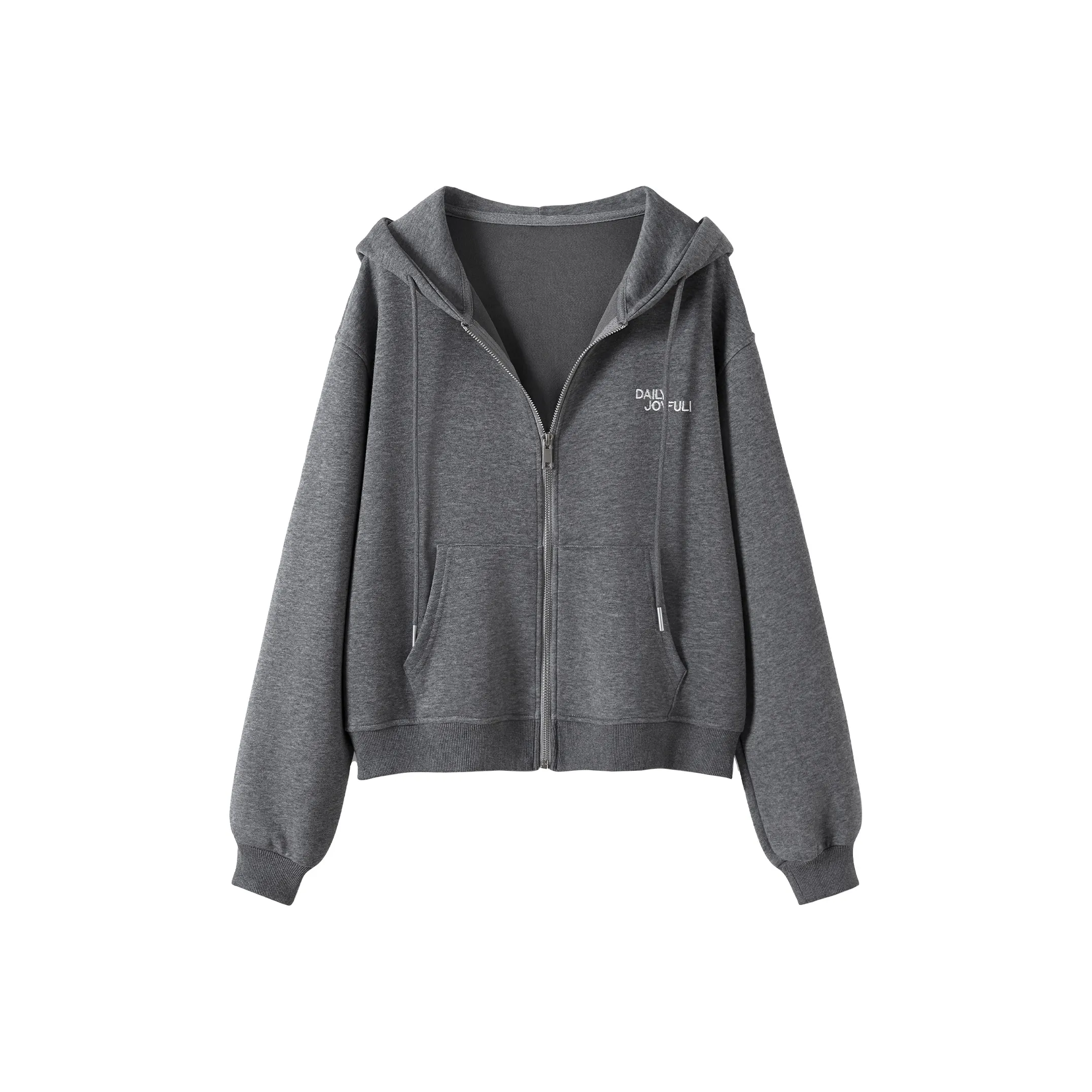 TOUCH Темно-серый Женский Короткий Пальто