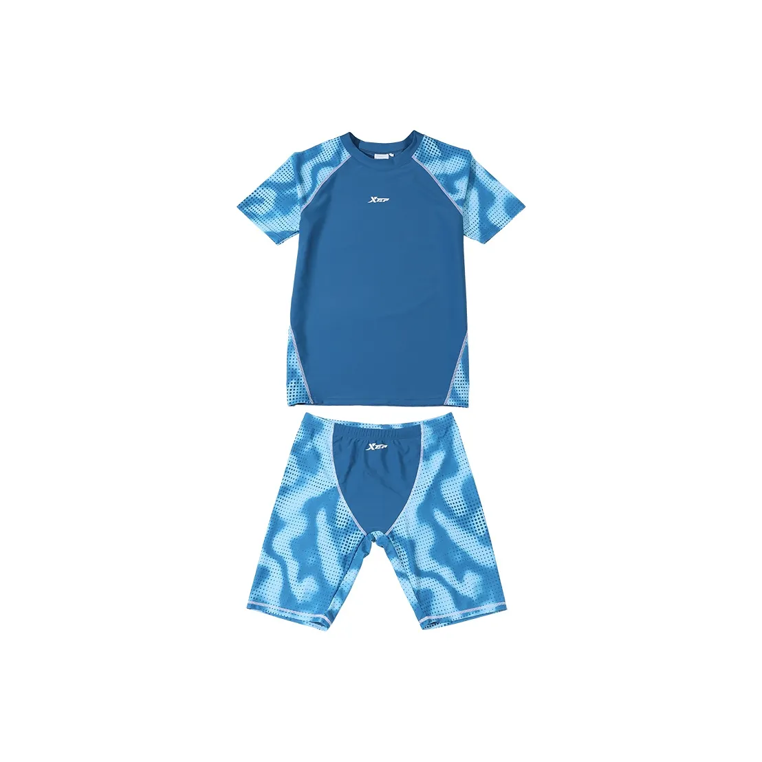 XTEP Купальный комплект Мужской Серый Зеленый