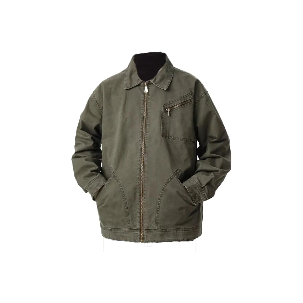 YIWANSHIDUO Army Green Унисекс Куртки