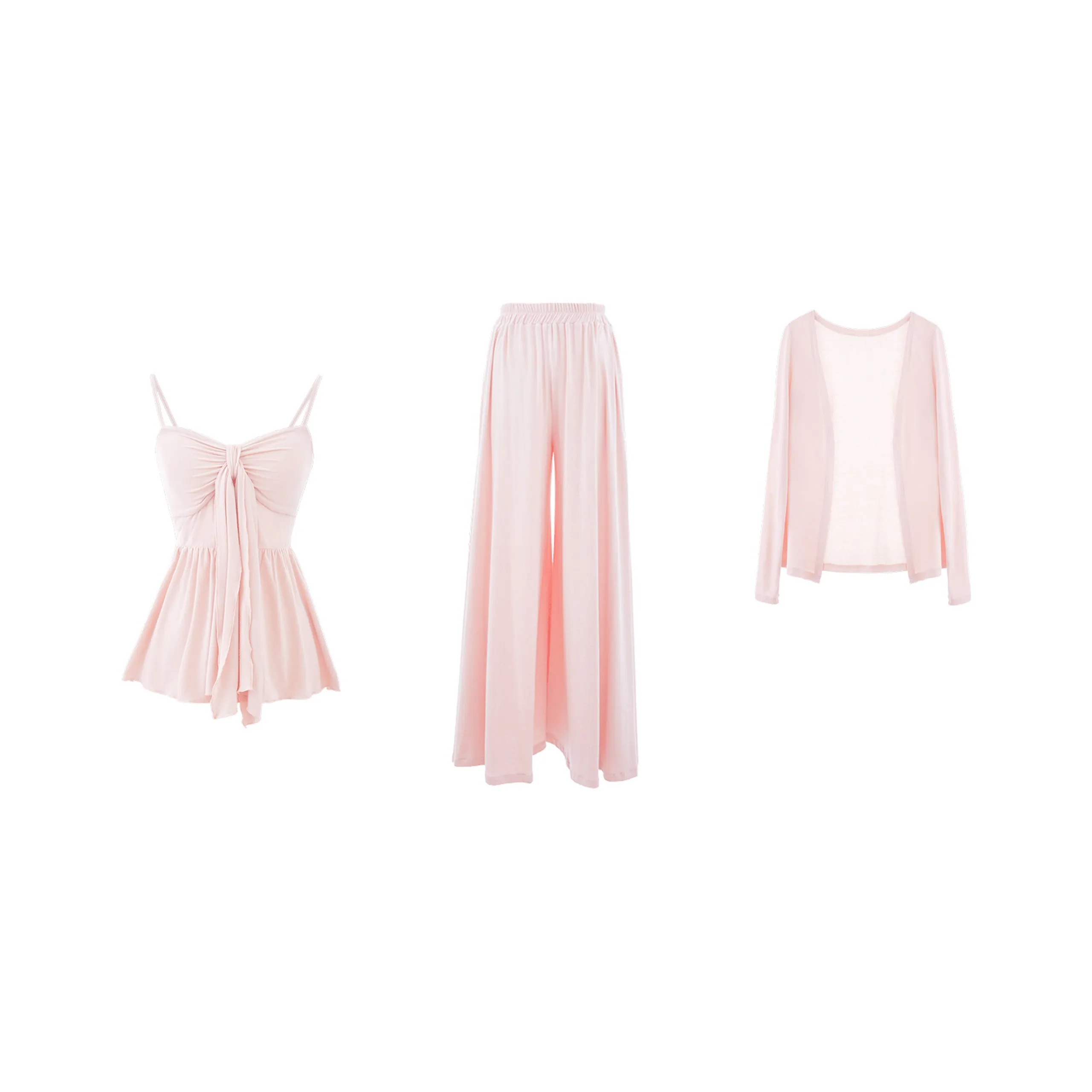 Blovelan Peach Pink Clothing Sets Women's Skirt Sets