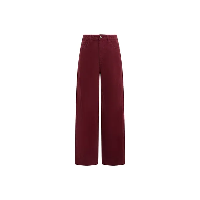 D'zzit Темно-красные Женские Джинсы