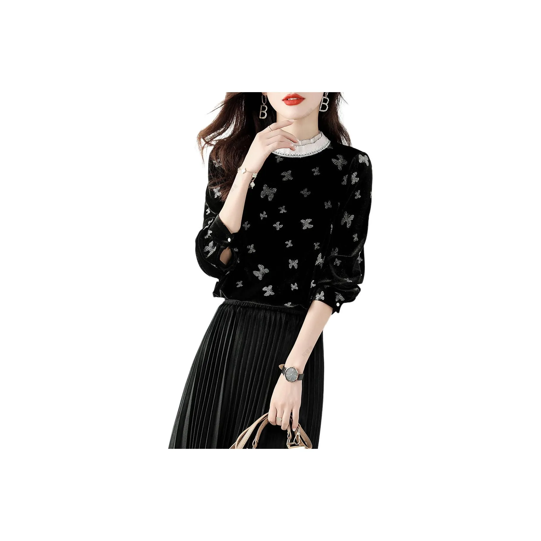 LADYXIEXIE Черные Женские T-рубашки