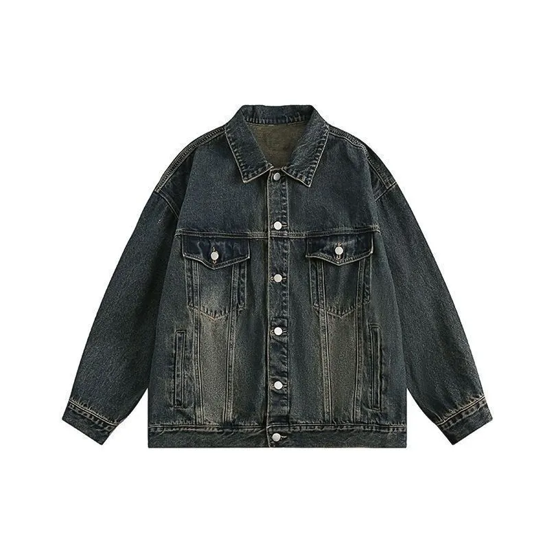 HAPG Винтажный стиль Джинсовая куртка Женская куртка