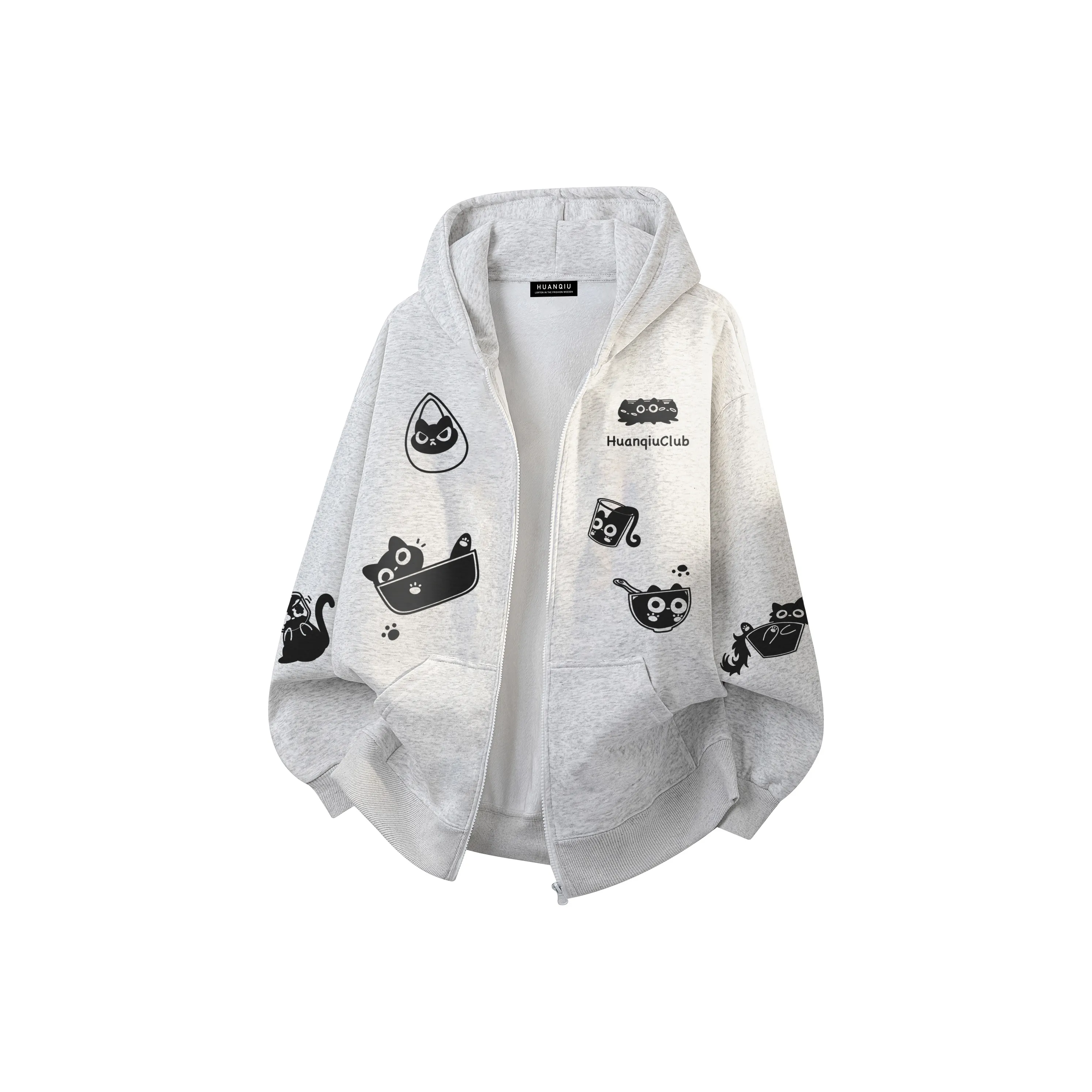 HUANQIU Толстовка Куртка Унисекс