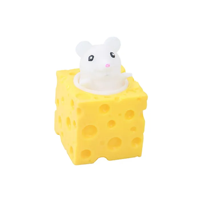 Sweet Pillow House Пусти это сыры Мышка Squeeze Cheeses Креативный Toy Squeeze Press Веселье Игрушки