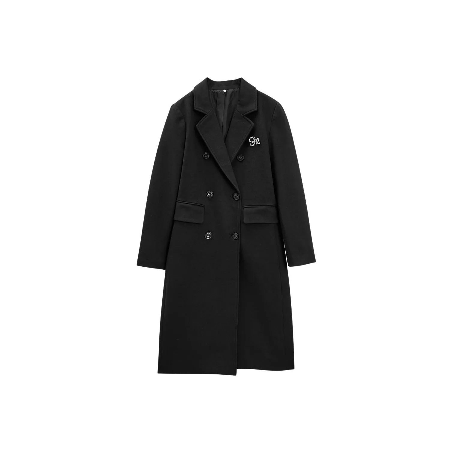 Love To Serve Черное Женское Пальто