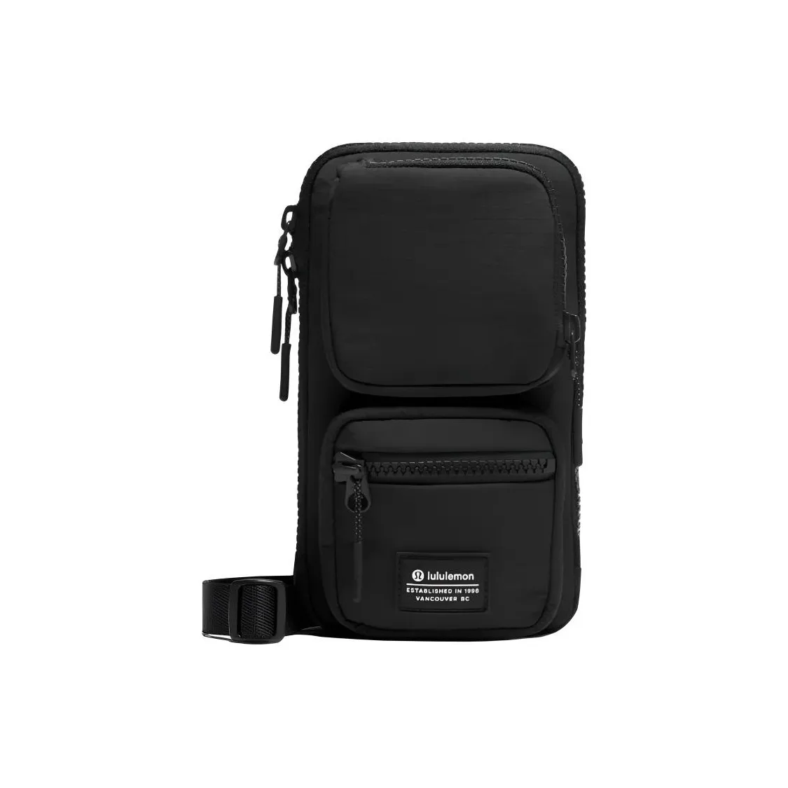 lululemon Нейлон Чехол для телефона Сумка через плечо Стандартная Унисекс Черный