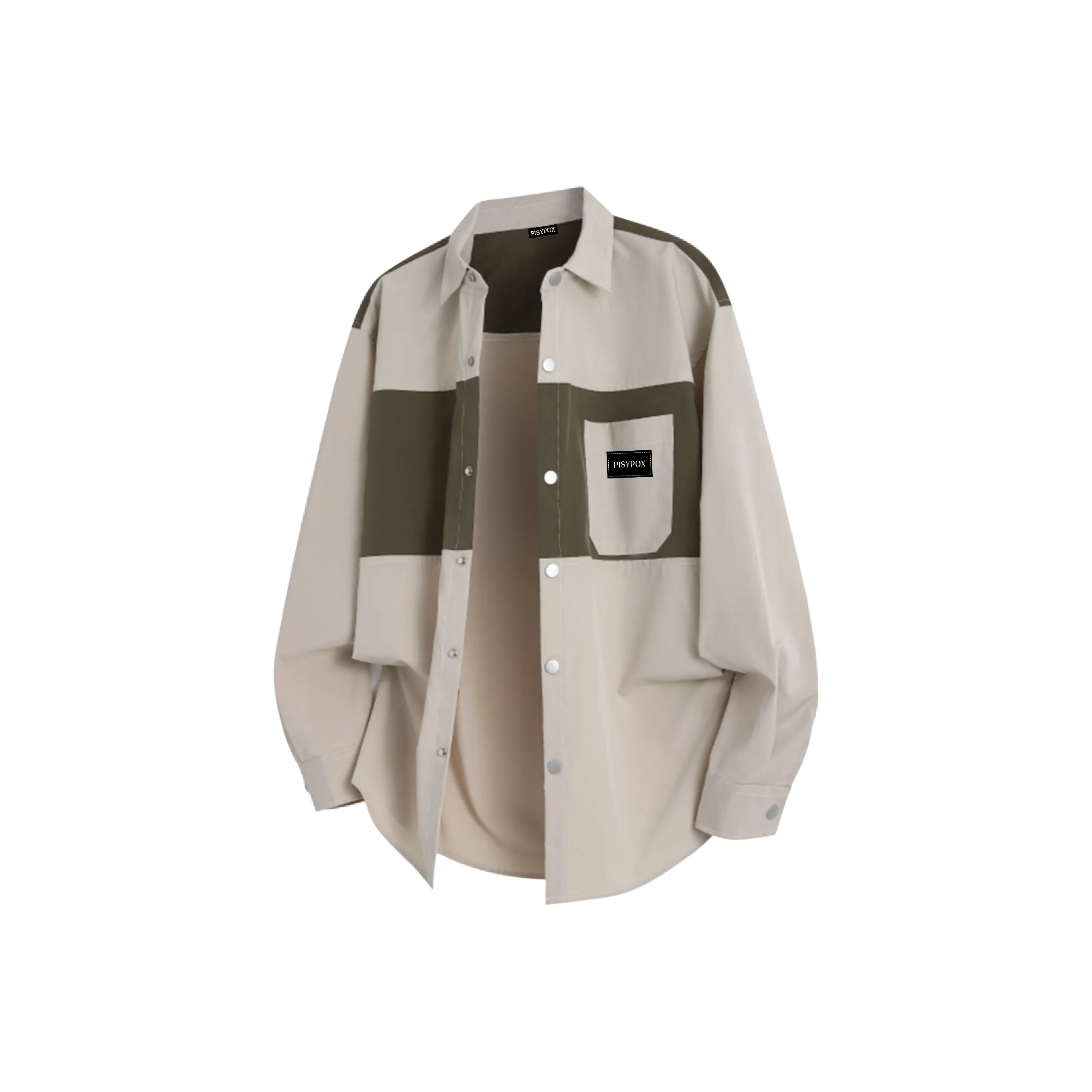 PISYPOX Длинный рукав рубашка унисекс
