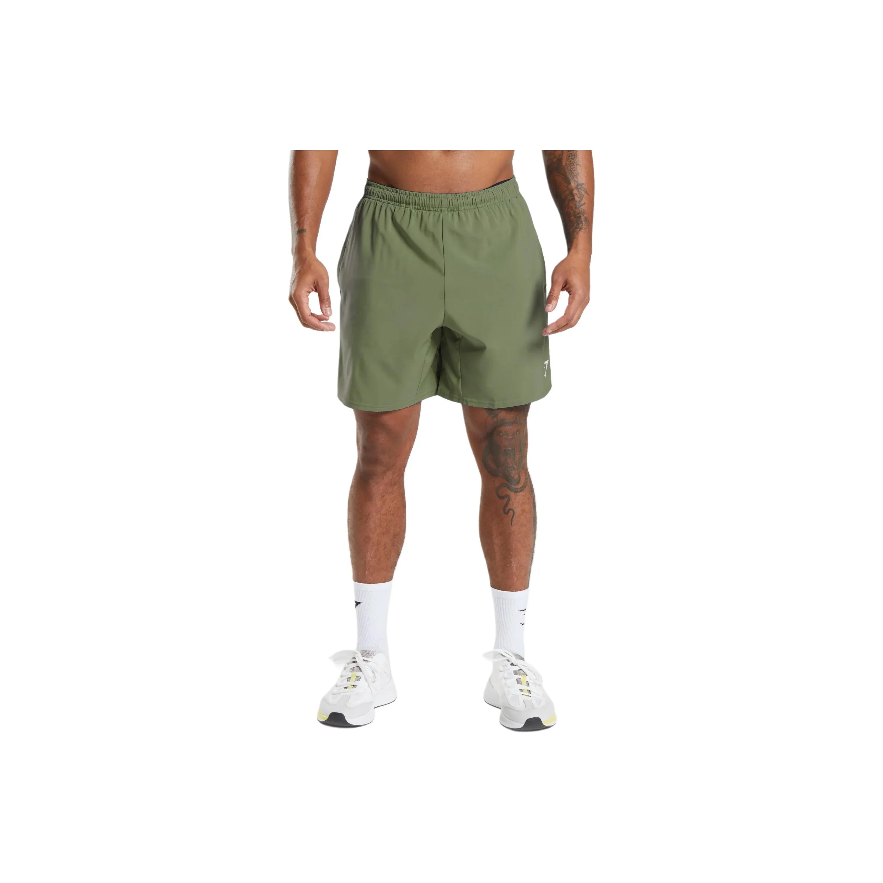 GYMSHARK Sports Shorts Men Olive