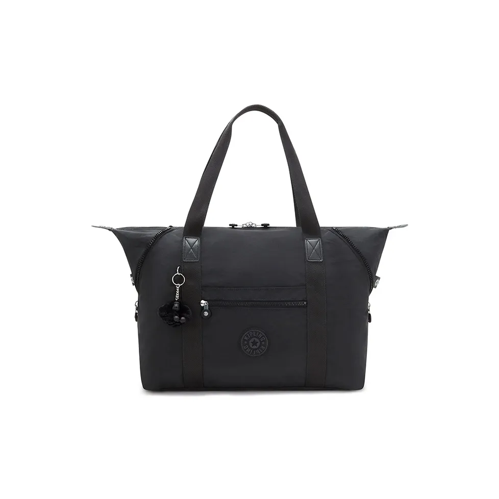 Kipling Полиамид Плечевая сумка Стандартная Унисекс Черный Noir