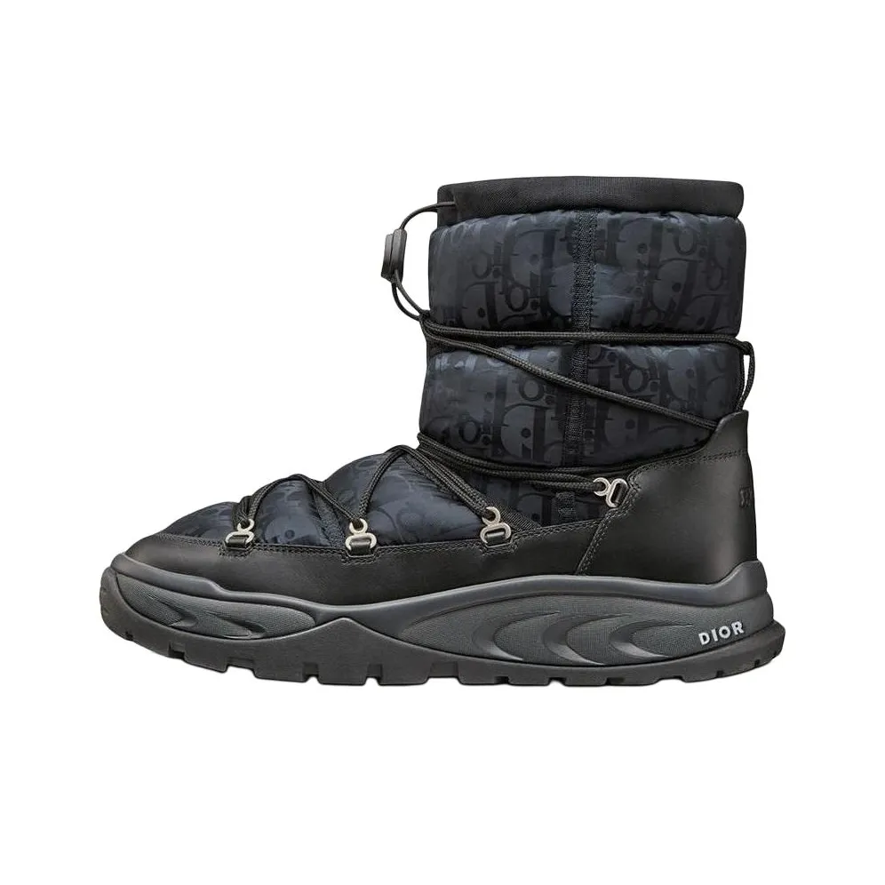 DIOR Snow Boots Men Black