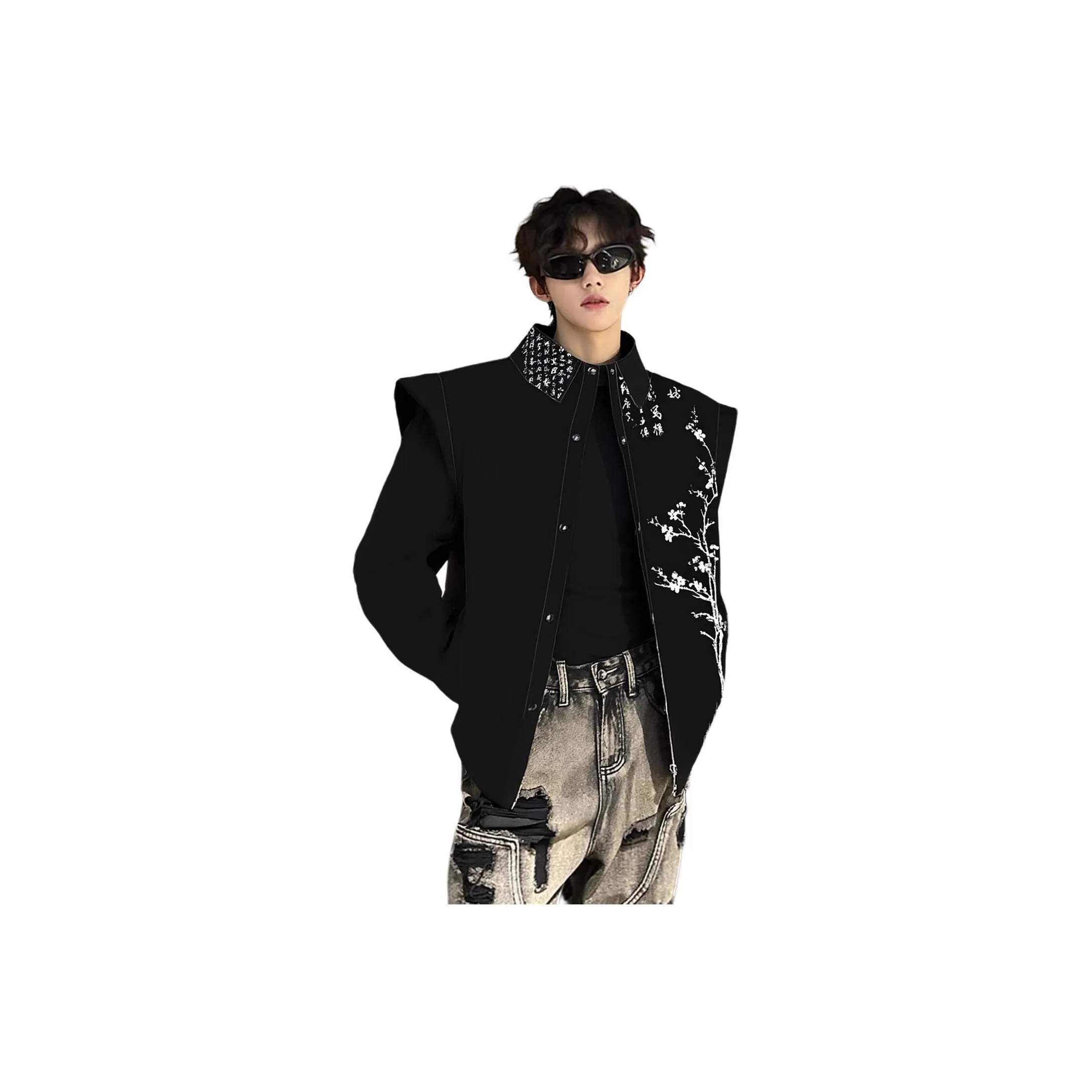 JIMI JONS Черные Унисекс Рубашки