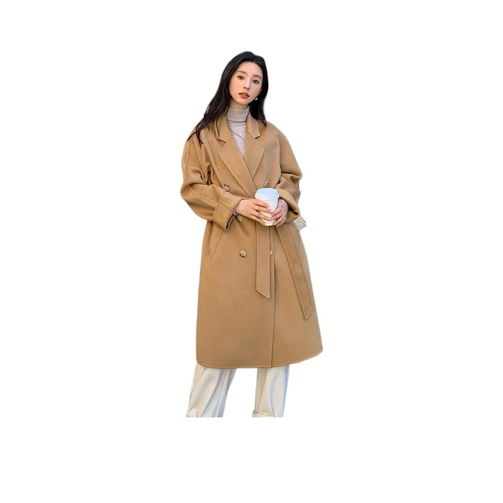 H YXIANG Оригинальное CAMEL Женское Пальто