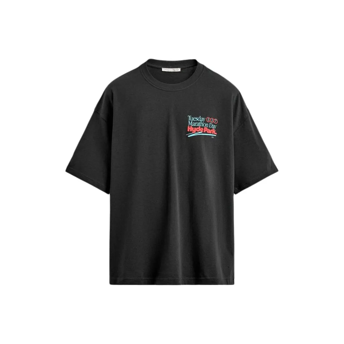 ZARA Мужские черные T-рубашки