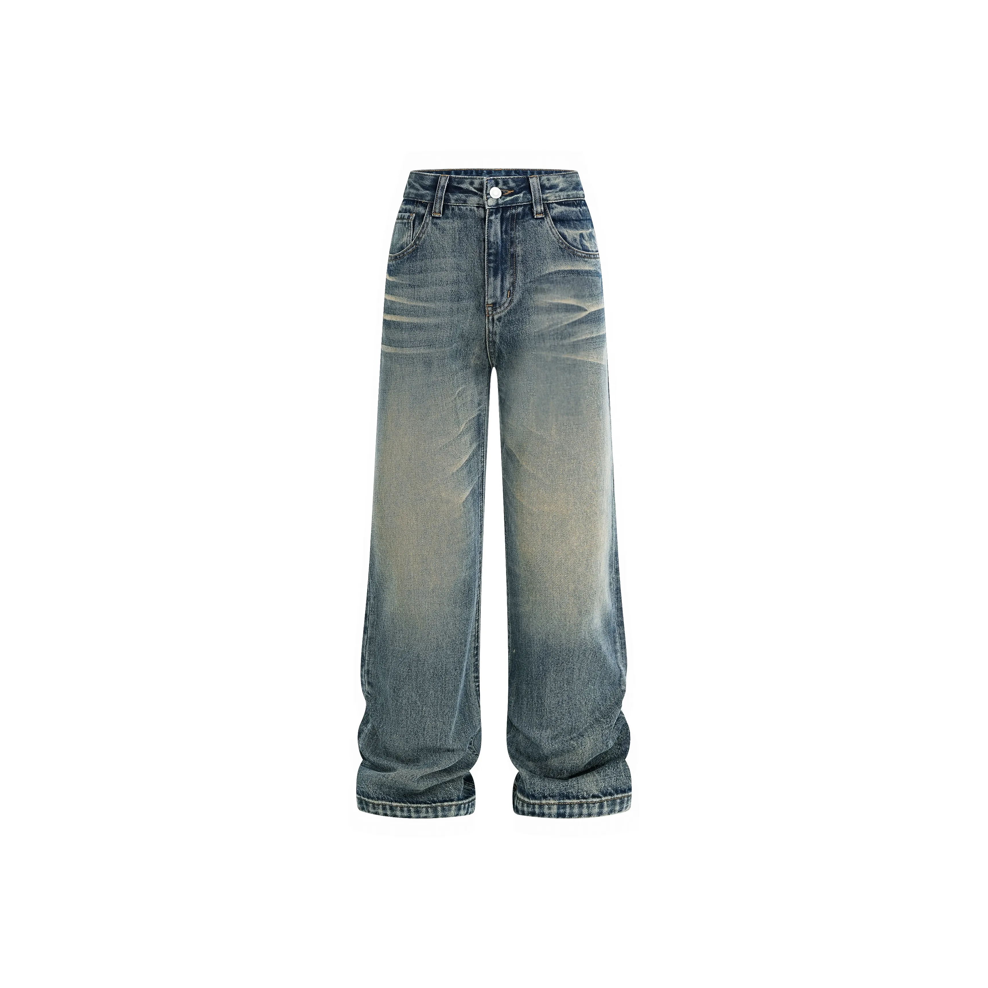 J.F.U Ностальгический синий Мужские Джинсы