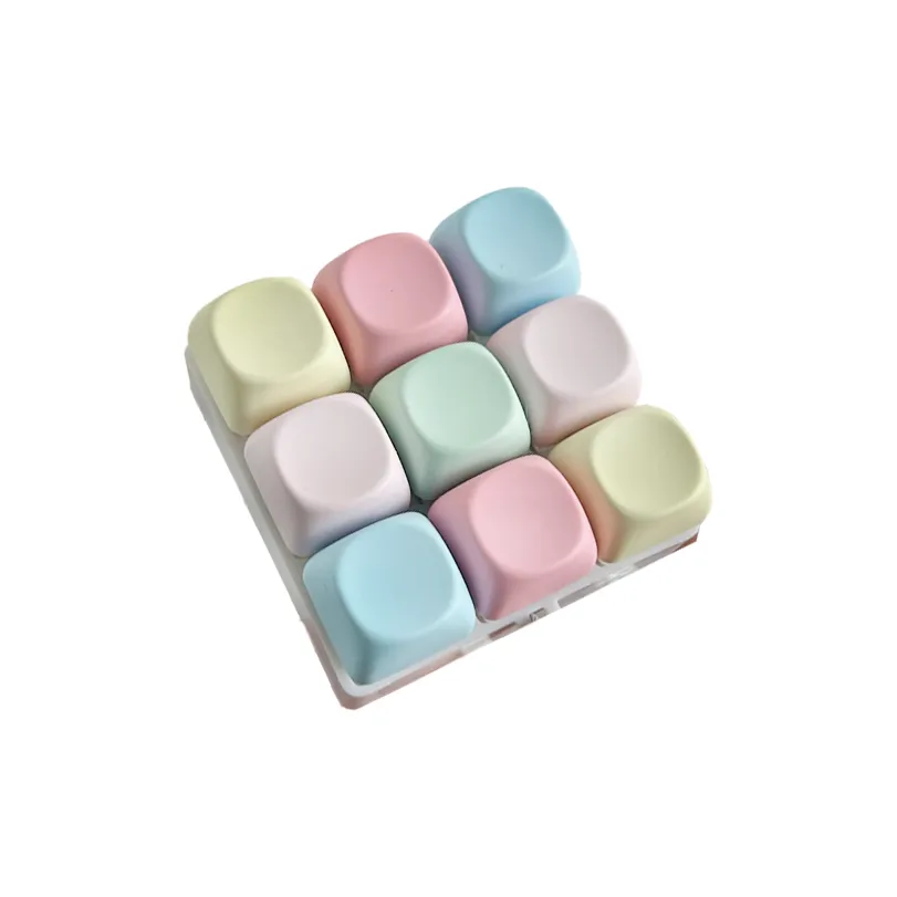 OUYILIAN Макарон TEST Rod Брелок для ключей Stress Relief с пуговицей Украшение для кончика пальца Press Light Up Play Creative Toy