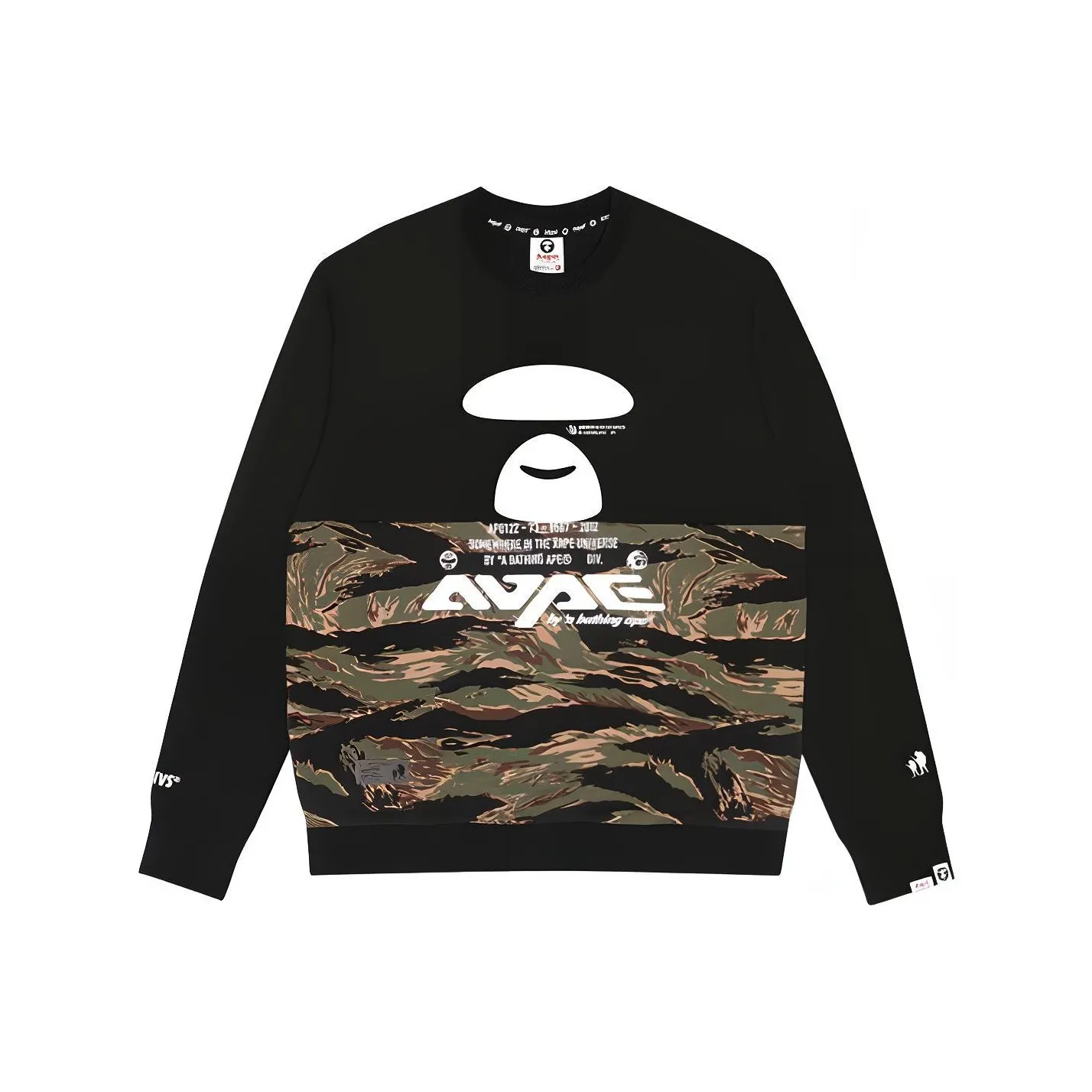 Aape Круглый вырез Свитер Свитшот Мужской