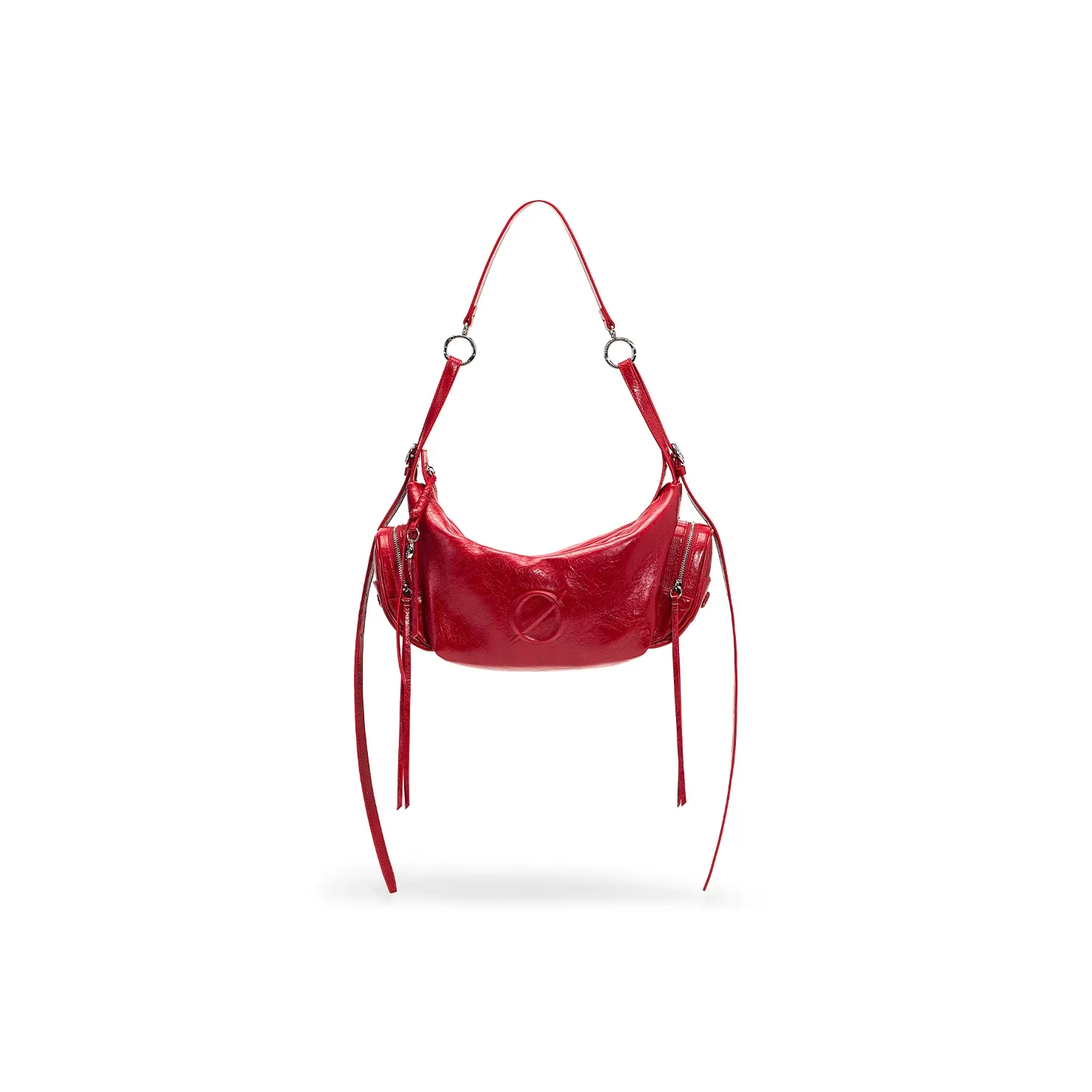 JELLYTOYBOY Коровья кожа Empty Круассан Сумка через плечо Стандартная Женская Многоцветная