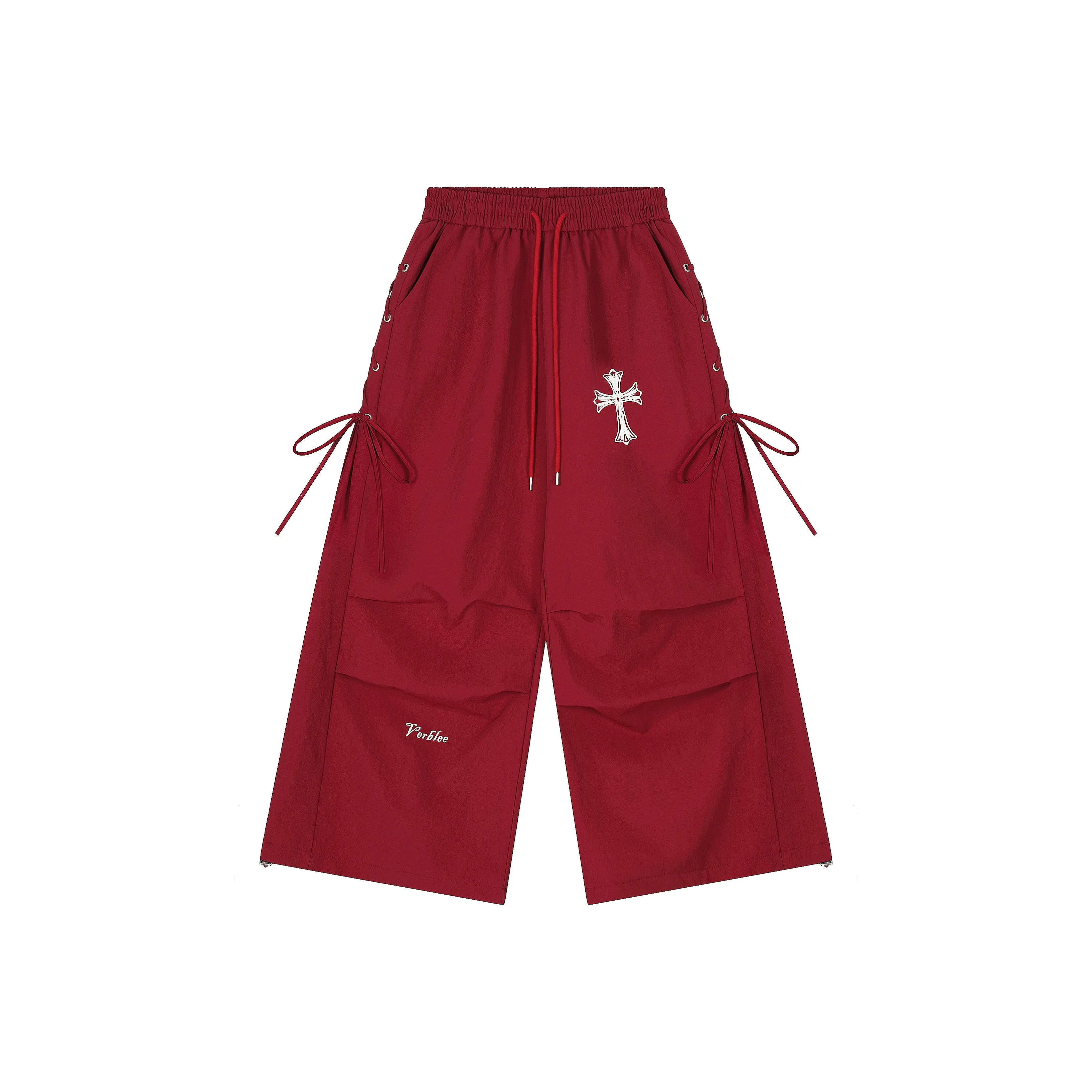 TREND ST Red Unisex Casual Pants TREND ST Красный Унисекс Повседневные Штаны