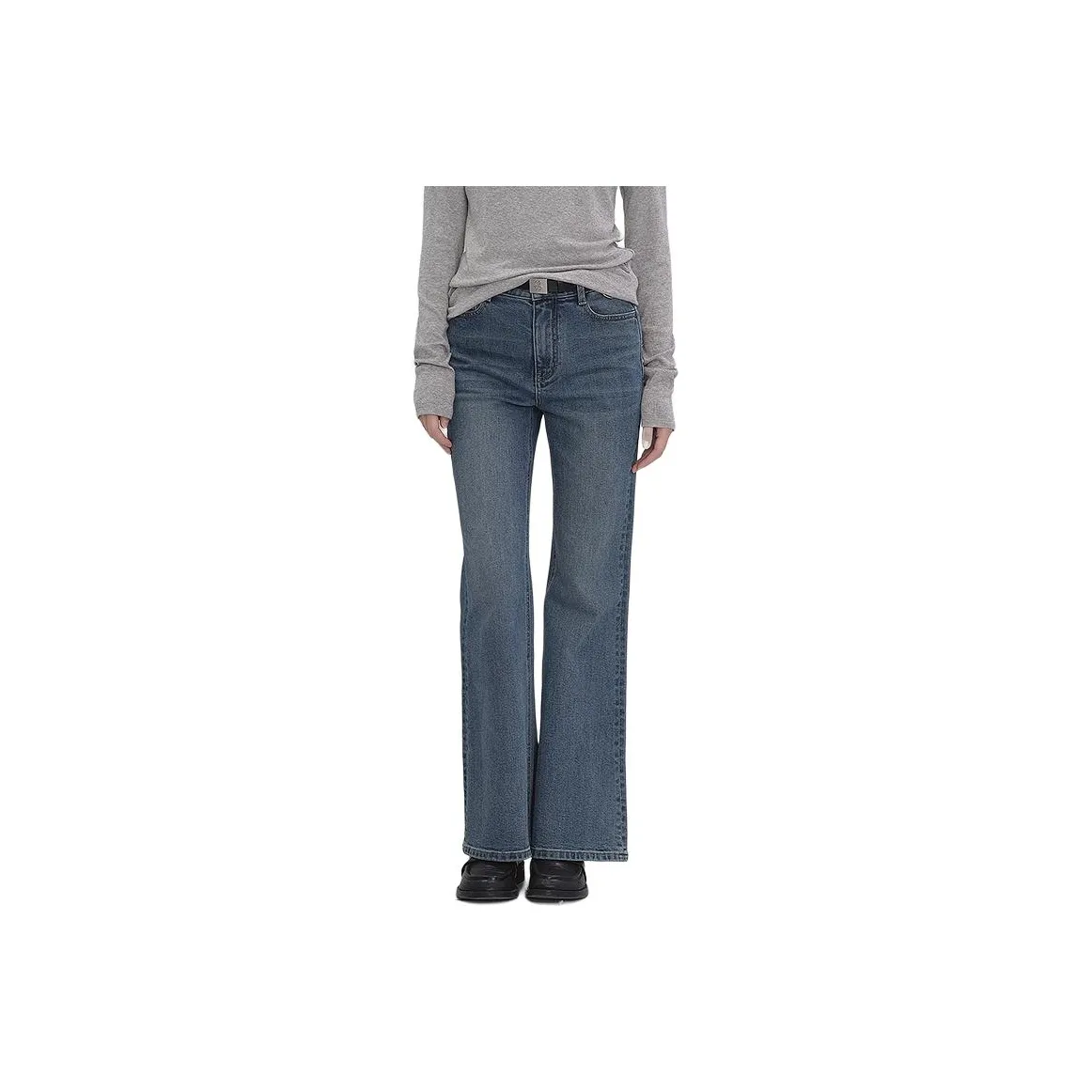 LEDIN Средний синий деним В наличии Женские Джинсы