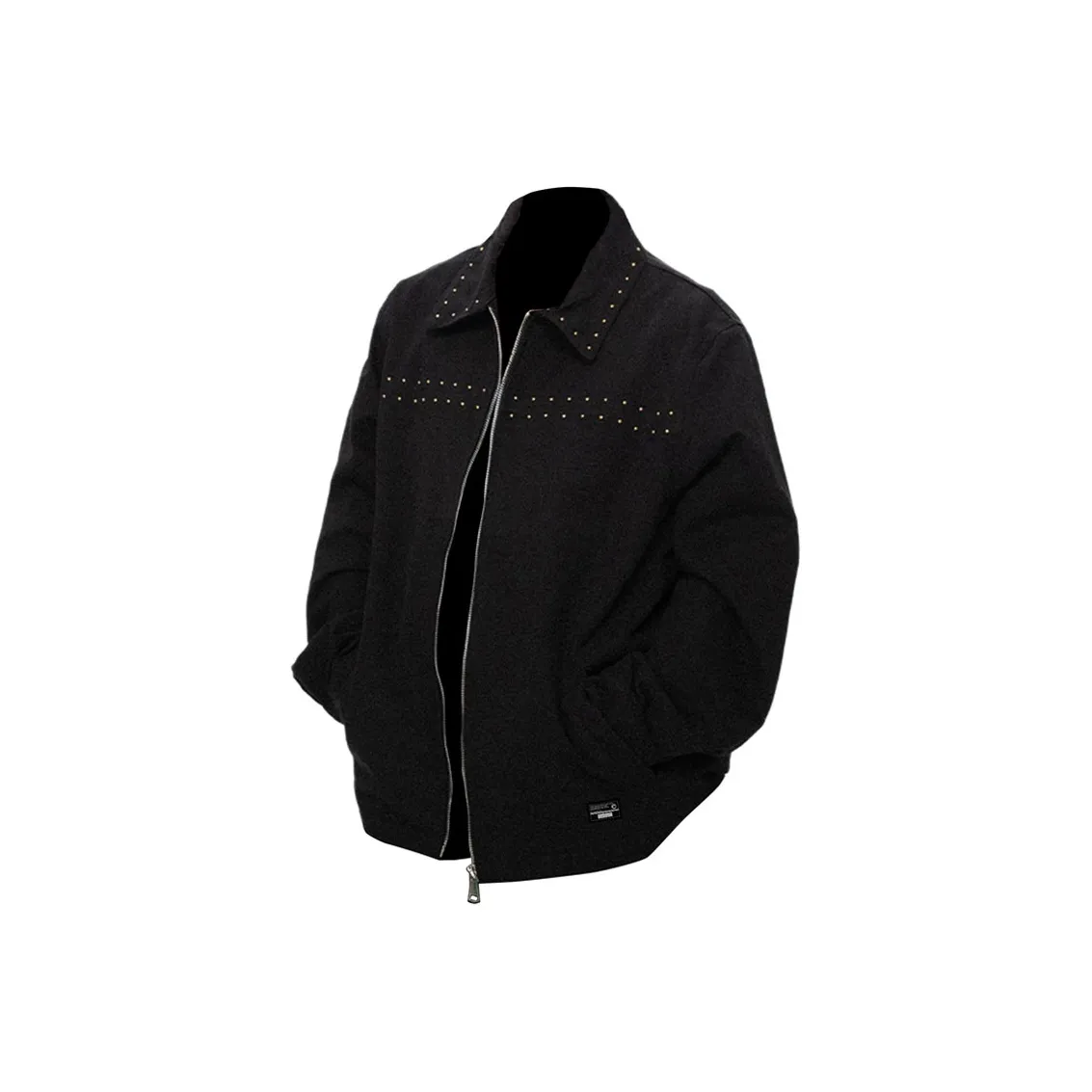 COMOWA Черный с съемным логотипом унисекс джинсовые куртки