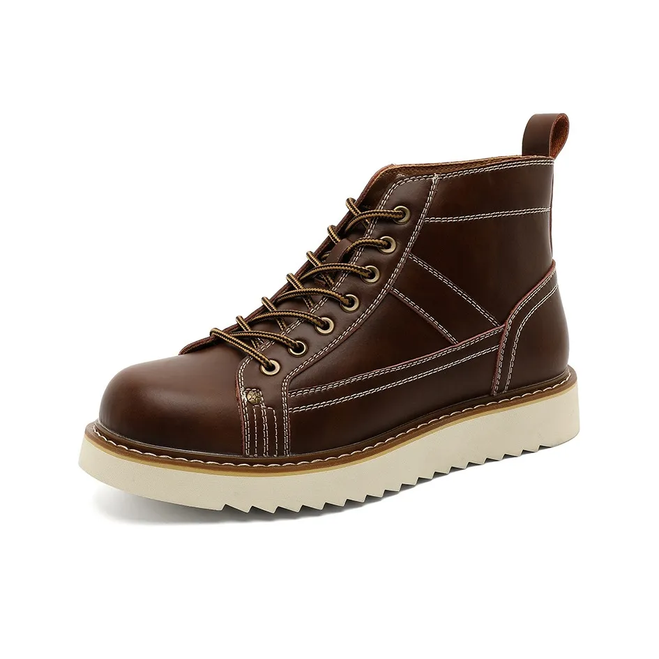 HD Винтаж Рабочие ботинки Короткий Мартин Boot Мужской