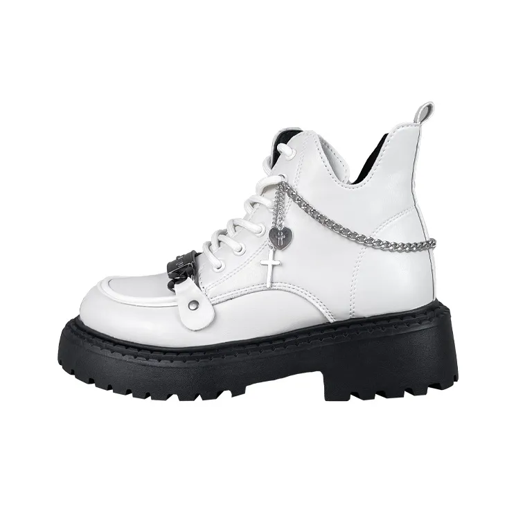 A M Martin Boot 11cm Мини Ботильоны Женские Черный Белый