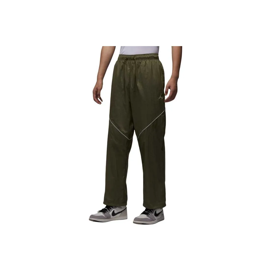 JORDAN Men's Casual Pants Medium Olive Green