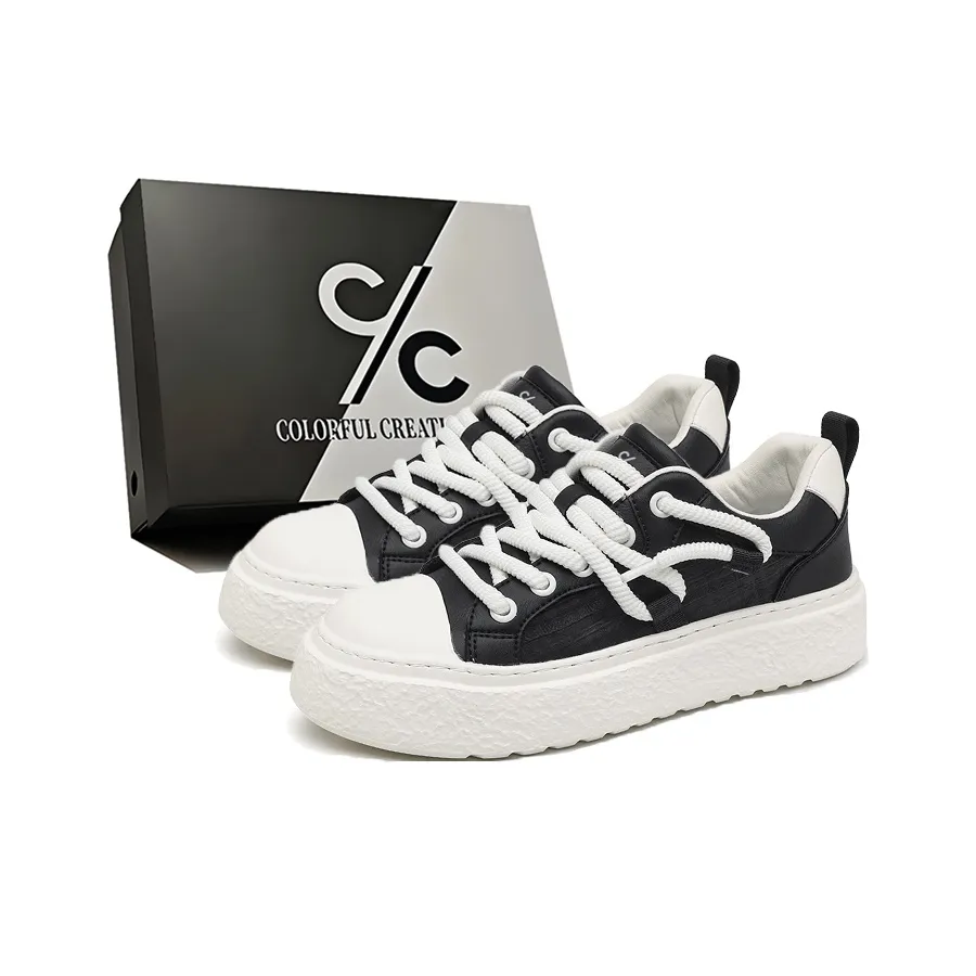 Colorful Creations визуально увеличивает рост устойчивые к истиранию легкие противоскользящие низкий топ кроссовки для скейтбординга мужские