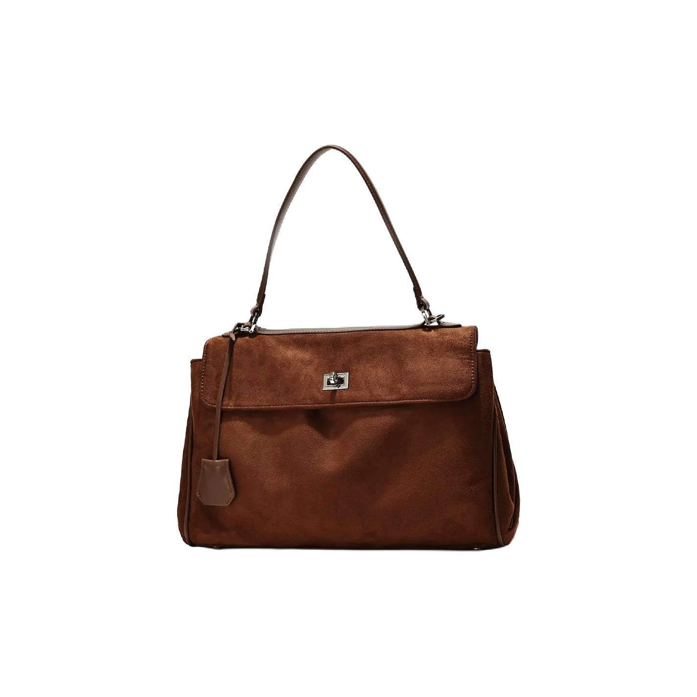 Vigno ПУ (полиуретан) Сумка через плечо Сумка Обычная Женская Замша Коричневый Замша Кофейный Замша Черный