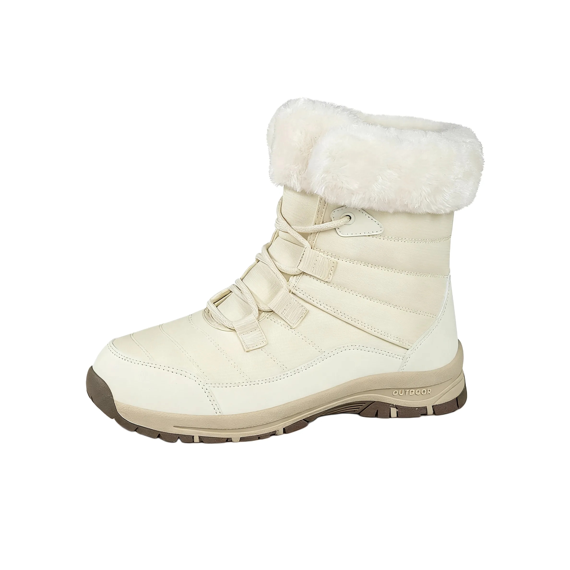 MUSNODO Термический Увеличивающий Высоту Устойчивый к Износу Водонепроницаемый Противоскользящий Короткие Снежные Ботинки Женские