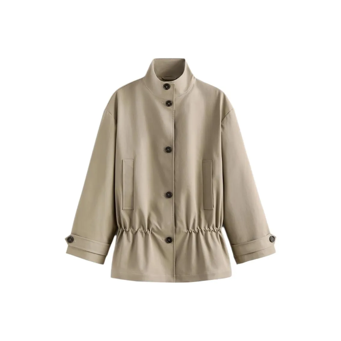 H M Хаки Коричневый Женский Тренч