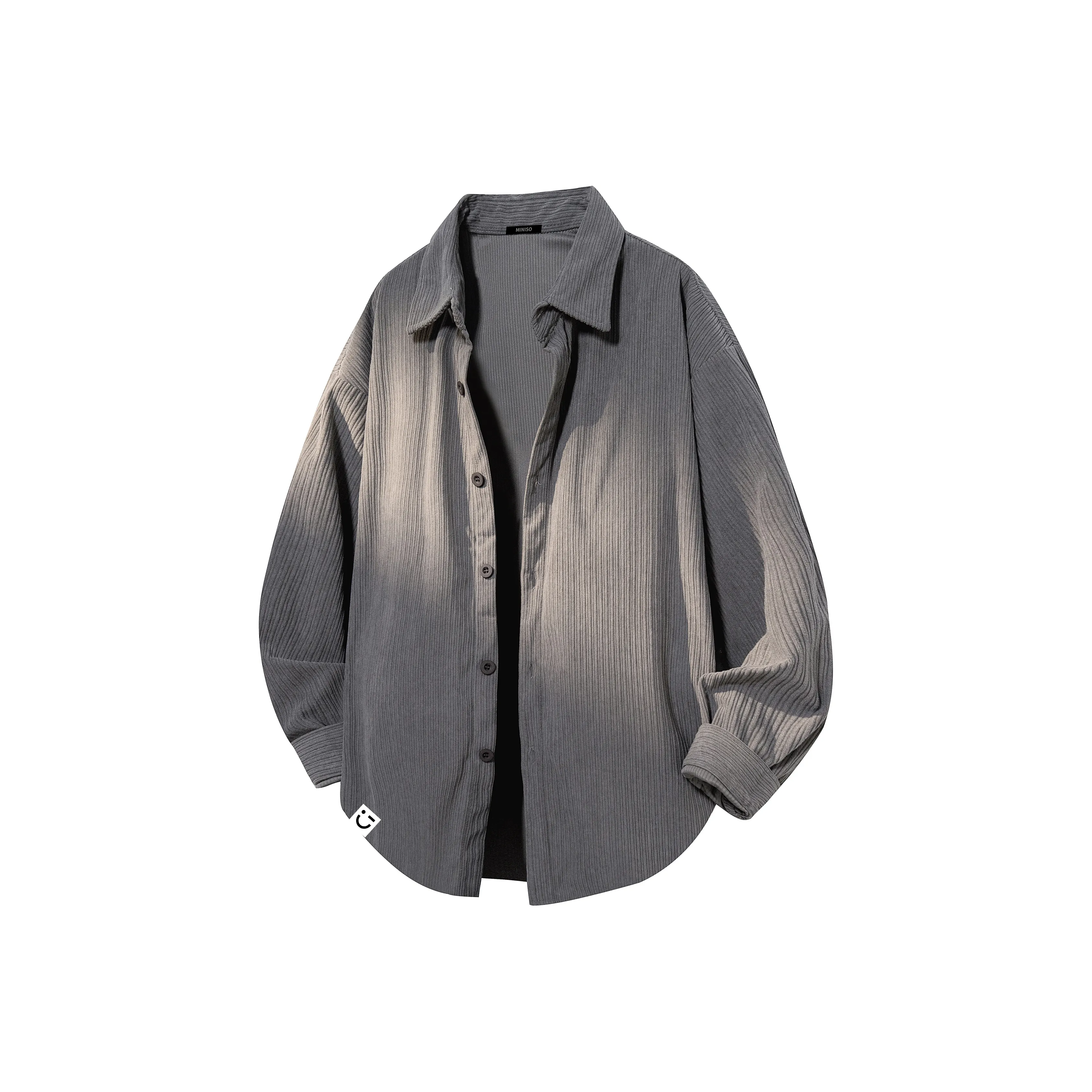 Miniso Длинный рукав рубашка унисекс