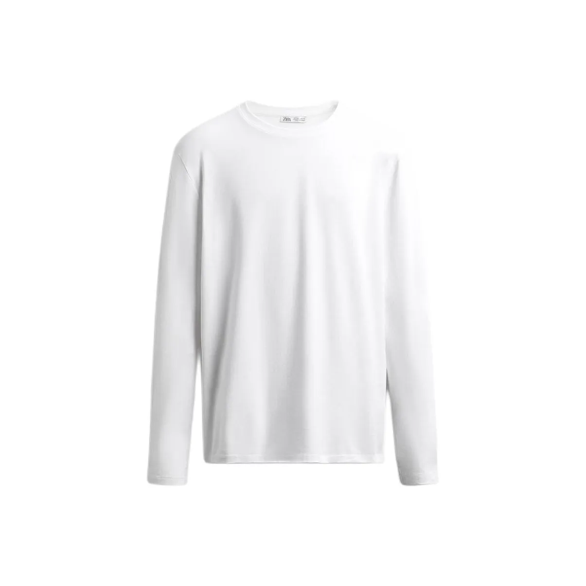 ZARA Белая Мужская T-рубашка