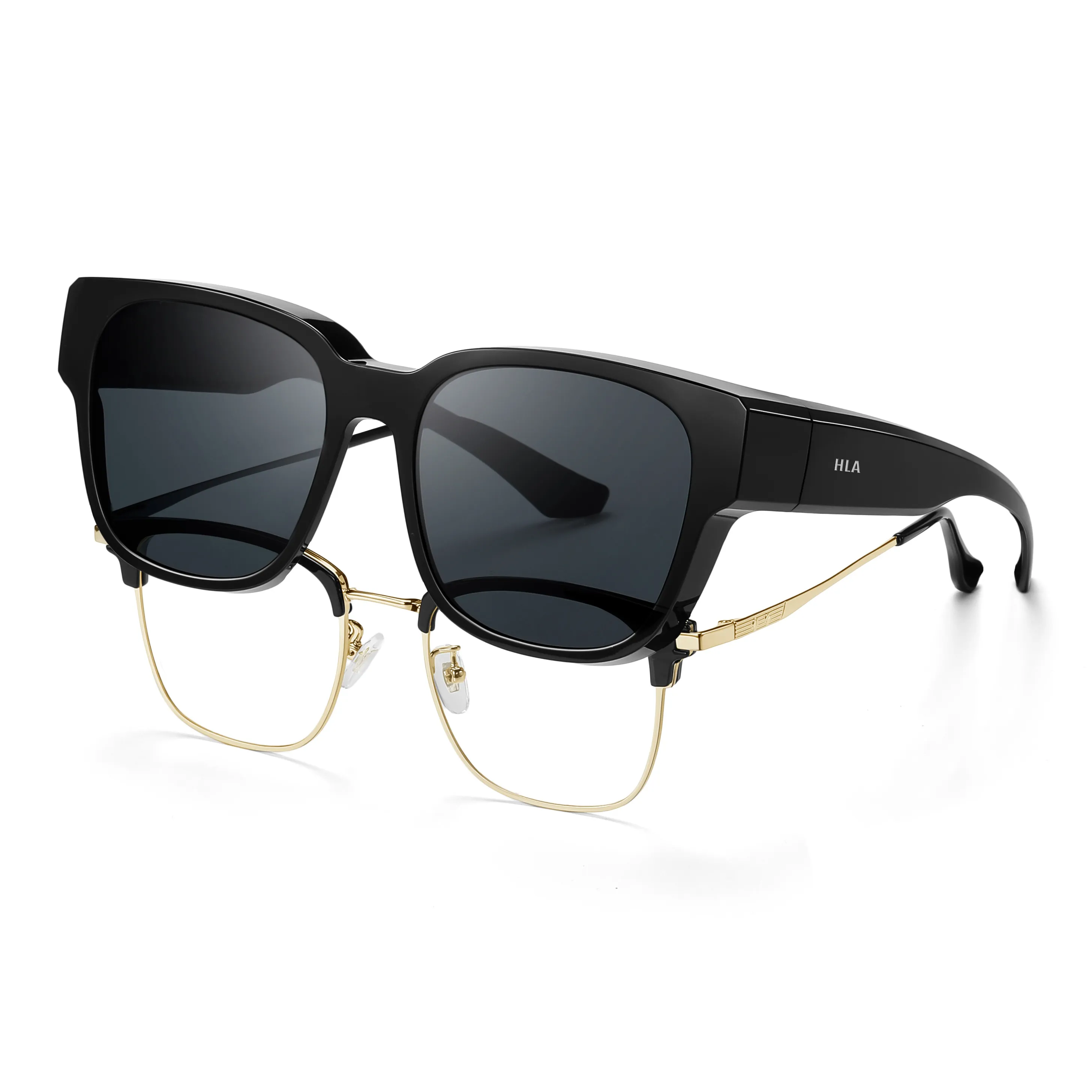 HLA TR Памятный пластик Квадратные Солнцезащитные очки Унисекс