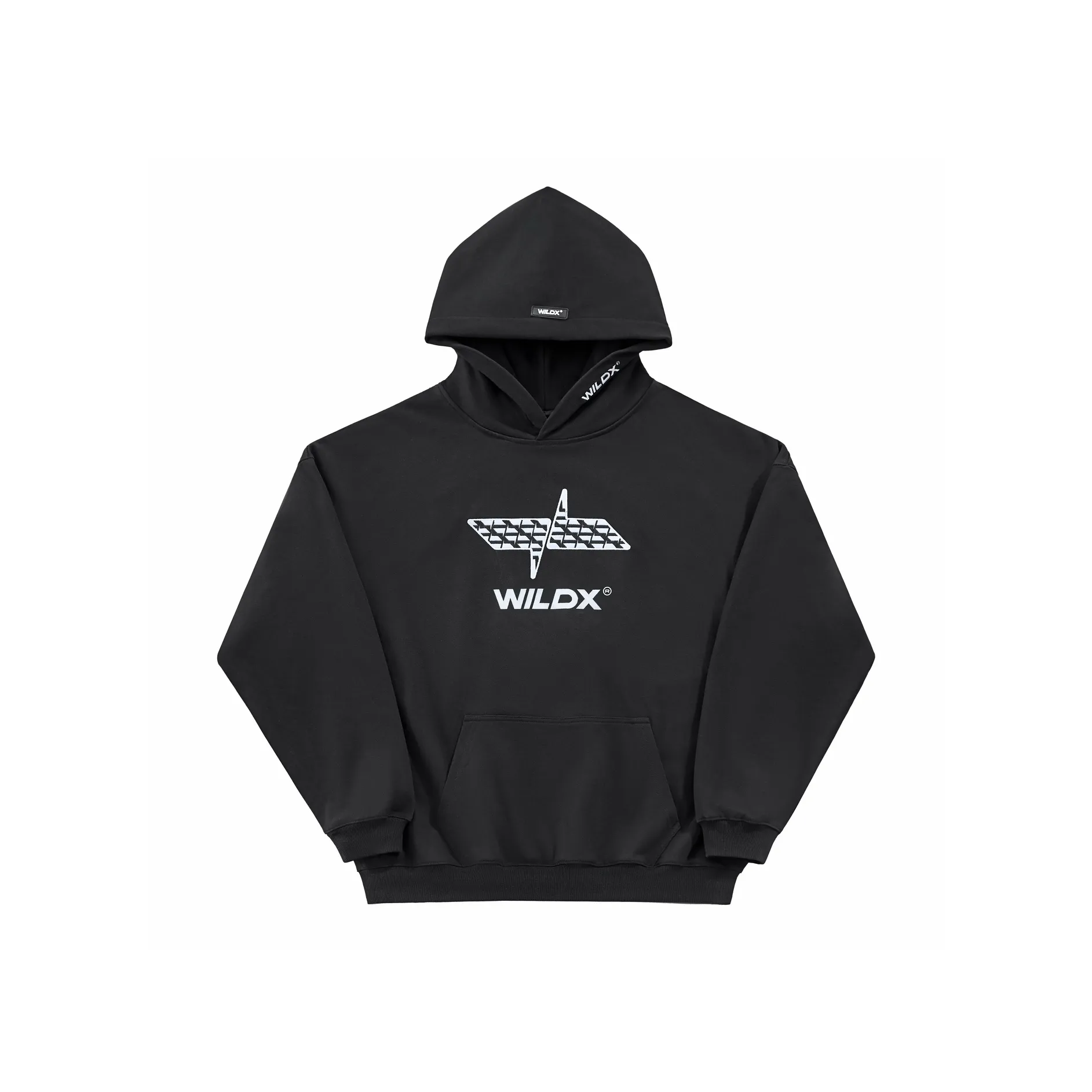 WILDX Обсидиан Черный Унисекс Свитшоты
